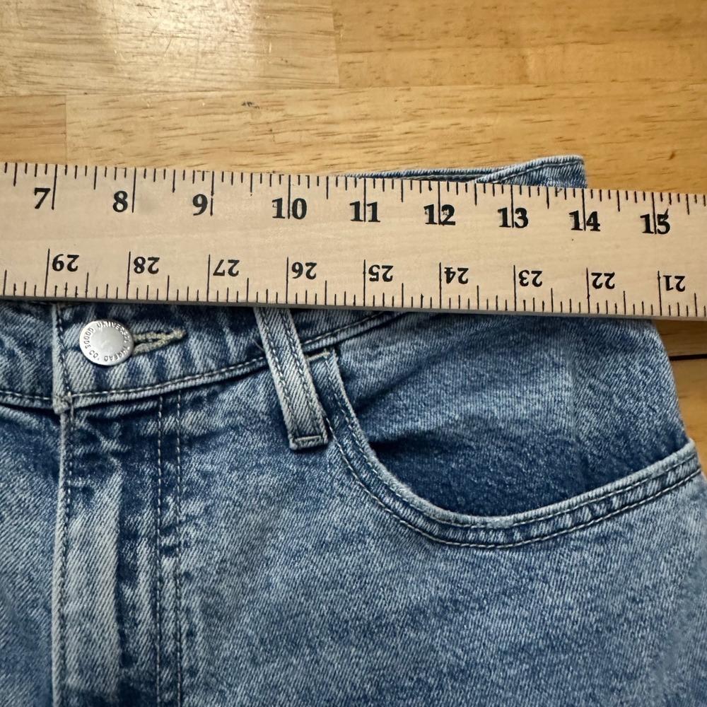 Universal Thread High Rise Wide Leg Jeans Light‎ Wash Blue Denim Size 6 90's Y2K - Picture 5 of 10